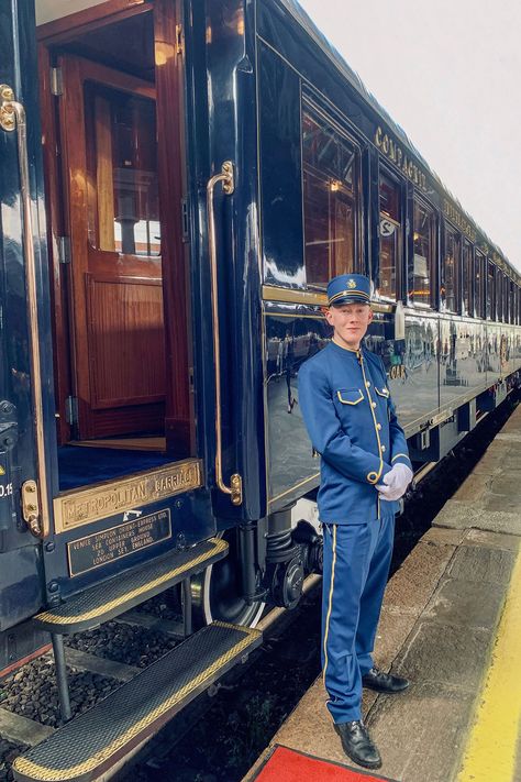 Simplon Orient Express, Train Conductor, Victoria London, Italian Lakes, Luxury Train, Orient Express, Black Tie Affair, Train Pictures, Train Journey