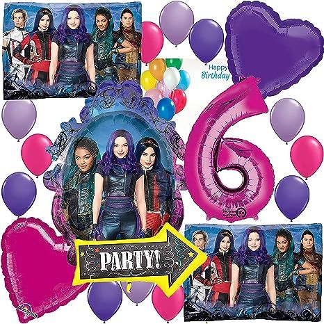 Birthday Balloon Decoration, Disney Descendants Party, Kids Party Balloons, Descendants Party, Descendants 3, Unicorn Balloon, Large Balloons, Birthday Balloon Decorations, Birthday Toys