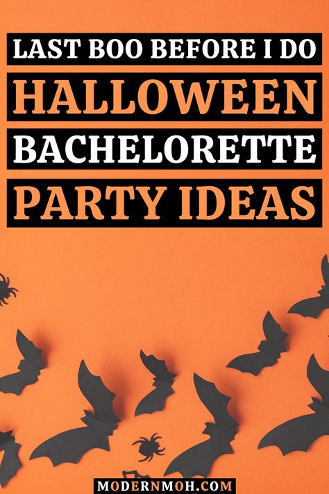 6 Spooky Good Ideas for a Halloween Bachelorette Party October Bachelorette Party Theme, Salem Mass Bachelorette Party, Boos Before I Do, Halloween Bachelorette Party Games, Witch Bachelorette Party Ideas, She Found Her Boo Bachelorette, Spooky Bachelorette Party Games, Last Boo Before I Do, Halloween Bachelorette Party Decorations