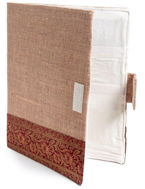 jute file folder bag Jute Bags Design, Certificate Holder, Jute Crafts, Fabric Journals, Embroidery Bags, 3d Cards, Craft Bags, Wholesale Bags, Jute Bags