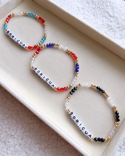 https://nillaandhoney.etsy.com/listing/1721688052 Make Some Noise, Puerto Rican, The Flag, Philadelphia Pa, To Shine, Mom Style, Just In Time, Beaded Bracelet, Mom Life