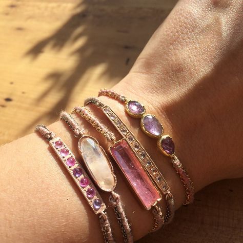 brooke gregson jewelry... omg ...i love it! Jewels Diy, Funky Jewelry, Jewelry Lookbook, Quartz Bracelet, Girly Jewelry, Lovely Jewellery, Jewelry Inspo, Dream Jewelry, Stylish Jewelry