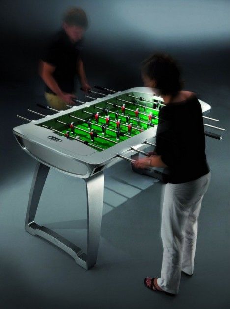 Audi Design Soccer Table Audi Design, Table Soccer, Foosball Tables, Growing Up Girl, Foosball Table, Soccer Table, Foosball, Soccer Balls, Luxury Car