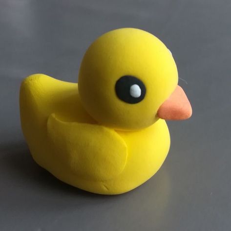 Animal Clay Projects, Duck Clay Art, Plastisin Craft, Soft Clay Crafts, Plasticine Animals, Plastelin Ideas, Easy Clay Models, Kids Play Dough, Clay Art For Kids