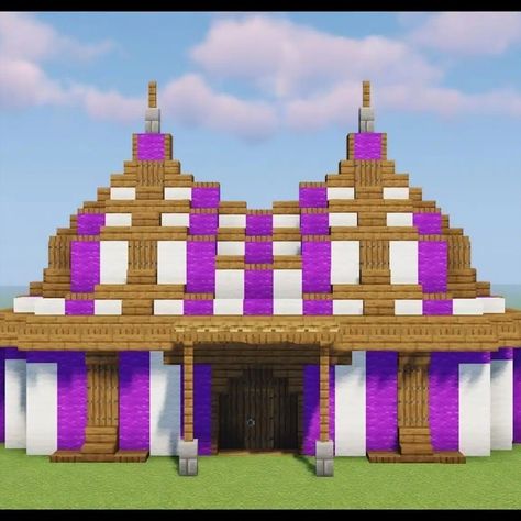 Circus Minecraft, Minecraft Kale, Minecraft Park, Diamond Armor, Carnival Tent, Haunted Carnival, Minecraft Base, Minecraft Lol, Big Tent