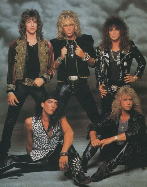 Ratt Band, Hard Rock Aesthetic, 80s Rock Fashion, Warren Demartini, 80s Glam Rock, 80s Hair Metal, Glam Rock Bands, Hair Metal Bands, Heavy Metal Fashion