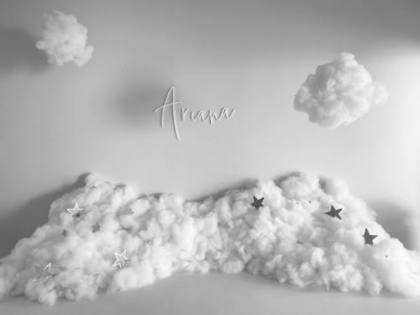 Cloud 9 Theme, Cloud Theme Party, Cloud Backdrop, Cloud Baby Shower Theme, Clouds Theme, Cloud Party, Cloud Theme, Painted Cake, Birthday Confetti