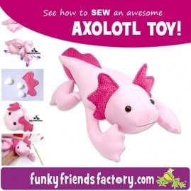 axolotl toy sewing pattern Axolotl Sewing Pattern Free, Craft Eyes, Doll Sewing Patterns, Sewing Toys, Learn To Sew, Pattern Download, Free Tutorial, Cool Patterns, Sewing Patterns Free