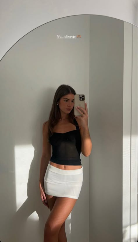 Dekota Thompson Outfit, Summer Dinner Outfits, Piper Clothing, Holiday Dinner Outfit, Dinner Outfit Summer, White Skirt Outfits, Holiday Outfits Summer, First Date Outfits, European Summer Outfits