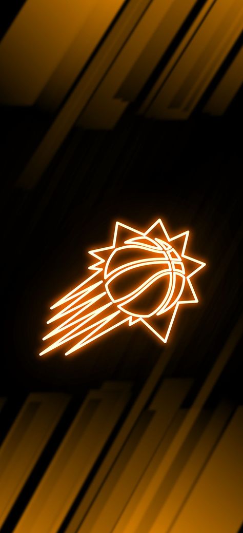 Yellow Basketball Wallpaper, Iphone Wallpaper Nba, Suns Wallpaper, Orange Thunder, Basketball Stats, Phoenix Basketball, Stephen Curry Wallpaper, Basketball Wallpapers, Nba Basket