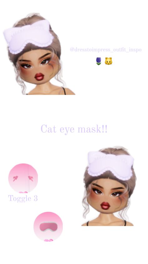 Cat Eye Mask, Eid Outfit, Cat Eye, Eye Mask, Dress To Impress, Mask