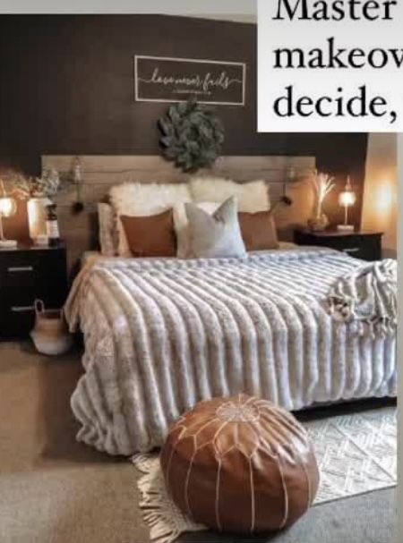 Western Bedroom Decor, Western Rooms, Bedroom Deco, Bedroom Decor Cozy, Redecorate Bedroom, House Things, Room Makeover Bedroom, Remodel Bedroom, Master Bedrooms Decor