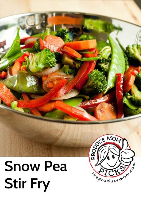 Snow Pea Stir Fry, Gluten Free Stir Fry, Easy Vegetable Stir Fry, Snow Peas Recipe, Stir Fry Vegetables, Vegetable Stir Fry Recipe, Vegetarian Stir Fry, Snow Pea, Vegan Coleslaw