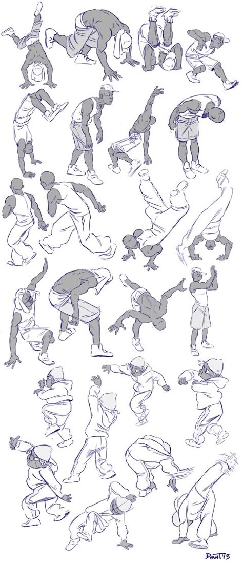 Dancing Drawing Reference, Dancing Poses Drawing, Dancing Drawing, Dana Terrace, Break Dancing, Dancing Drawings, Action Pose Reference, Sketch Poses, Body Reference Drawing