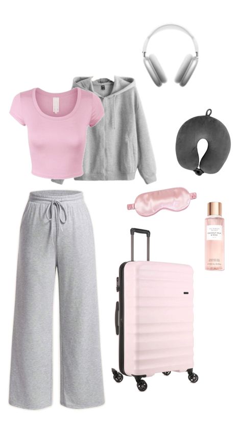 airport travel fit pink aesthetic Airport Outfit Pink, Airport Fit, Airport Outfits, Airport Fits, Airport Travel, Outfit Pink, Airport Outfit, Travel Outfit, Pink Aesthetic