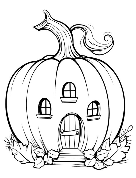 Pumpkin Coloring Pages Free Printable, Pumpkin Coloring Sheet, Fall Coloring Sheets, Pumpkin Coloring, Pumpkin Drawing, Pumpkin House, Pumpkin Coloring Pages, Coloring Pages Free Printable, Fall Coloring Pages