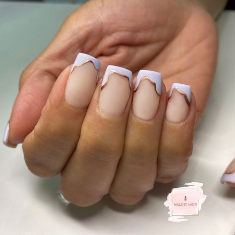 Pretty Nail Polish, Tip Nails, S B, Nail Art Summer, French Tip Nails, Gel Manicure, French Nails, Pretty Nails, Gel Polish