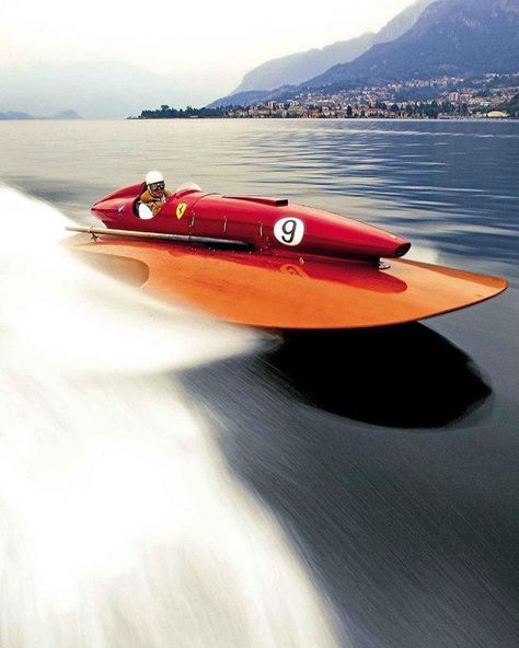 Ferrari Boat, Wooden Speed Boats, Vintage Instagram, Boat Fashion, Vintage Boats, Cool Boats, Wood Boats, Jet Boats, Boat Race