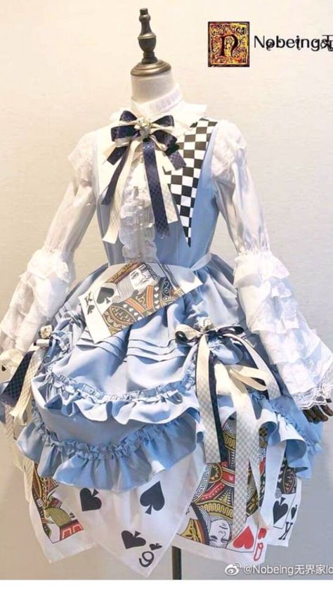 Wonderland Dress, Over Skirt, Old Fashion Dresses, Poker Cards, Fantasy Dress, Asymmetrical Design, Cute Outfit, Really Cute Outfits, Fancy Outfits