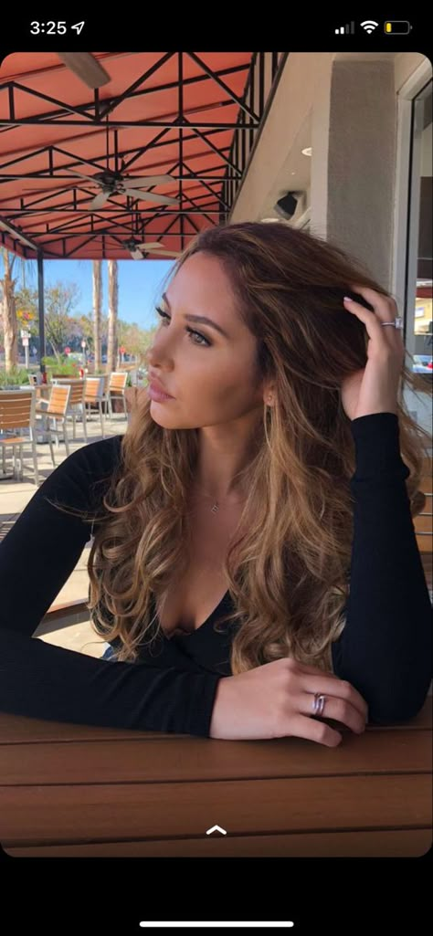 Cathrine Paiz, Catherine Mcbroom, Taylor Holder, Cheek Fillers, Catherine Paiz, Insta Pic Ideas, Caramel Hair, Model Lifestyle, Hair Tattoos