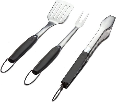 $17.99 Bbq Utensils, Grill Kit, Stainless Steel Bbq Grill, Bbq Tool Set, Grilling Utensils, Grill Brush, Bbq Set, Stainless Steel Bbq, Grill Set