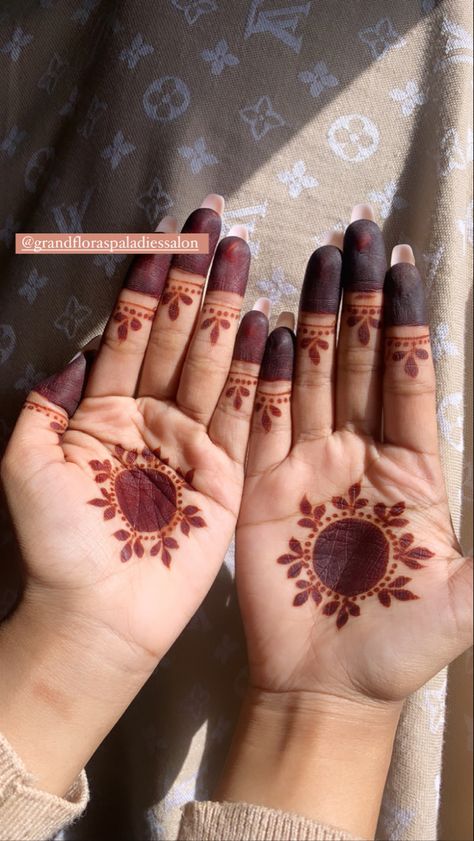 Got my henna done in grand flora salon Dubai Engagement Hand, Mehendi Designs, Living Life, Paw Print Tattoo, Henna, Stain, Make It Yourself, Tattoos, Quick Saves