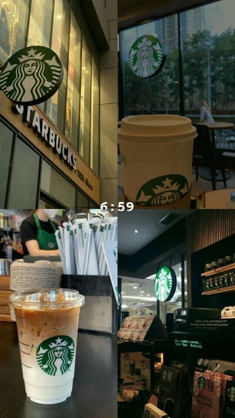 Starbucks Astethic Pics, Starbucks Layout, Starbucks Collage, Wallpaper Musik, Coffee Captions Instagram, Mumbai Trip, Starbucks Wallpaper, Starbucks Aesthetic, Just Do It Wallpapers