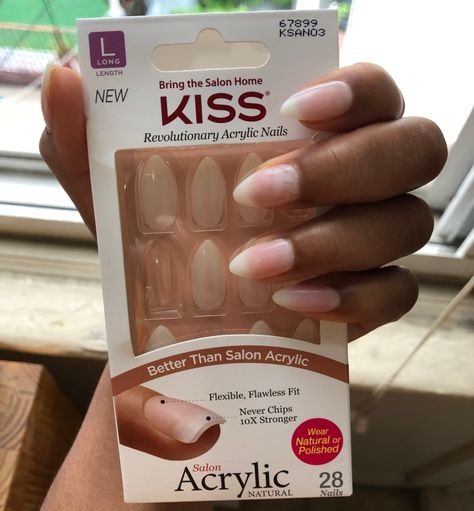 This $5 Drugstore Purchase Gave Me My Best Manicure - Essence Best Press On Nails Drugstore, Best Glue On Nails, Kiss Nails Glue On, Claire's Fake Nails, Press On Nails Tips, Kiss Press On Nails, Best Press On Nails, Impress Nails, Nail Primer