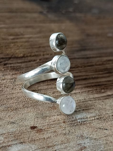 Sterling silver stone rings