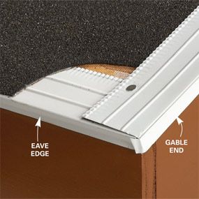 Felt over drip edge or drip edge over felt? Get the answers here Roof Drip Edge, Shed Diy, Garden Shed Diy, Diy Roofing, Diy Construction, House Repair, Roof Edge, Roof Flashing, Drip Edge