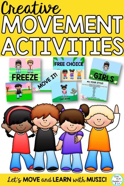 Creative Movement Activities, Movement Preschool, Music Education Activities, Orff Music, Activities Elementary, Music Class Activities, Creative Movement, Freeze Dance, Elementary Music Education