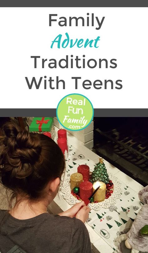 Family Advent Traditions With Teens - The Advent can still be meaningful and family oriented when you have busy teens in your house. Use these suggestions to prepare your home and your hearts for Christmas. Advent Family Devotions, Advent Family Activities, Advent Games, Advent Family, Advent Catholic, Advent Calendar Christian, Advent Readings, Advent Devotionals, Christmas Devotional