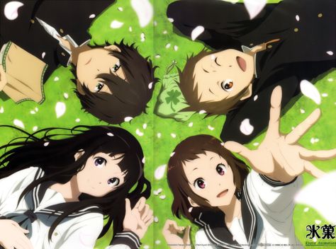 /Hyouka/#1246916 - Zerochan | Hyouka | Kyoto Animation | Yonezawa Honobu Yuichi Nakamura, Anime Long Hair, Anime Inspiration, 8bit Art, Kyoto Animation, Anime Friendship, Manga Collection, Markiplier, Anime Best Friends