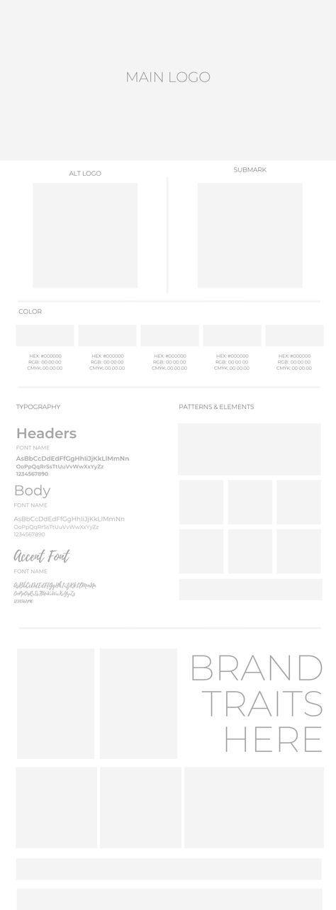 Brand Board Design, Brand Board Template, Strategy Template, Instagram Branding Design, Etsy Branding, Mood Board Template, Board Template, Self Branding, Loyal Customer