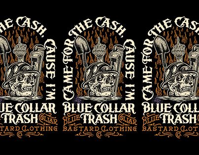 Check out new work on my @Behance profile: "Blue Collar Trash (Approved Design)" http://be.net/gallery/207826975/Blue-Collar-Trash-%28Approved-Design%29 Working On Myself, New Work, Tshirt Designs, Collar, Graphic Design, Blue, Design