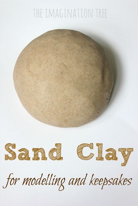 Sand Clay Recipe, Sand Clay, Diy Keramik, Clay Recipe, Imagination Tree, Homemade Clay, Diy Air Dry Clay, Kitchen Christmas, Sand Crafts