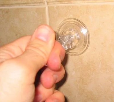 Sticking Suction Cups to (some) Non-Smooth Surfaces: 5 Steps (with Pictures) Stall Shower, Buying A New Home, Shower Stall, Suction Cup, The Master, My Wife, Master Bath, Good Day, New Home