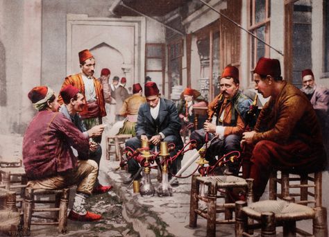 1890 in glorious colour: the magic of photochromes – in pictures Turkish Clothing, Empire Ottoman, Coffee History, Old Windmills, Ancient India, Ottoman Empire, Photography Techniques, Background Pictures, Color Of Life