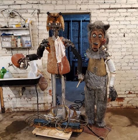 Abandoned Animatronics, Rock A Fire Explosion Animatronics, Ignited Animatronics, Animatronic Dinosaur, Animatronic Mechanism, Dudes Be Like, Tortoise Food, Showbiz Pizza, Graveyard Shift