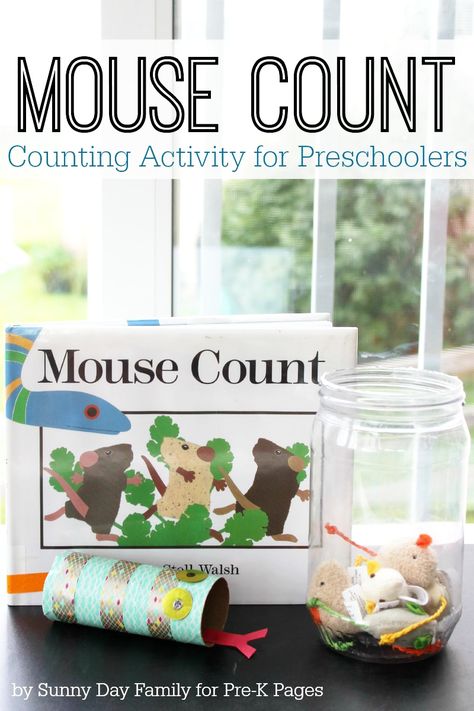 Mouse Counts: Counting Game for Preschool. Teach number sense with this fun, hands-on activity inspired by the popular children's book Mouse Counts! Make learning FUN! Preschool Mouse, Counting Activities For Preschoolers, Game For Preschool, Popular Childrens Books, Counting Activity, Counting Games, Prek Math, Preschool Literacy, Numbers Preschool