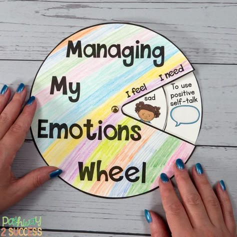 Spend time talking about emotions with kids and young adults. Read up on this and more ways to integrate social emotional learning in the classroom. SEL activities and ideas can be applied at the preschool, elementary, middle, and high school levels. #sel #socialemotionallearning #socialskills #pathway2success #emotions Emotional Activities, Emotions Wheel, Emotions Activities, Social Emotional Activities, Zones Of Regulation, Social Skills Groups, Social Emotional Learning Activities, Teaching Social Skills, School Social Work