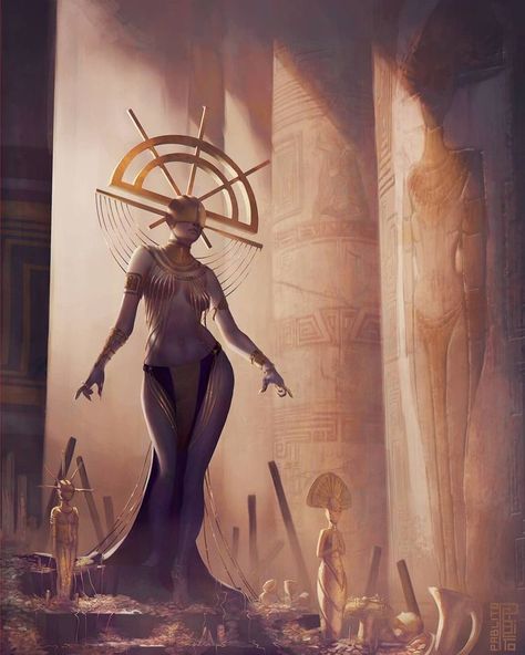 Scary Illustration, Creation Art, 다크 판타지, Fantasy Concept Art, Arte Fantasy, Egyptian Art, Fantasy Inspiration, The Movement, Fantasy Artwork