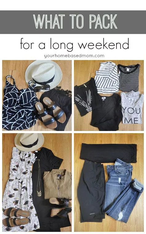 Paris Weekend Trip Outfits, Spring Weekend Getaway Outfits, Paris Weekend Trip, Long Weekend Packing List, Beach Weekend Outfit, Girls Weekend Outfits, Weekend Trip Outfits, Long Weekend Packing, Weekend Trip Packing List