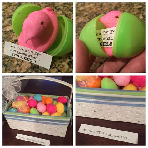 Easter Egg Gender Reveal, Easter Themed Gender Reveal, Easter Gender Reveal Party, Easter Baby Announcement, Easter Gender Reveal, Gender Announcement, Gender Reveal Announcement, Pregnancy Gender, Gender Announcements