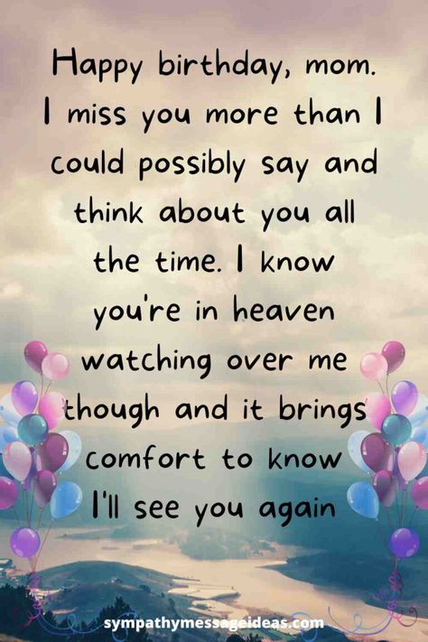 Happy Heavenly Birthday Mom From Daughter, Happy Birthday In Heaven Mom, Mothers In Heaven Quotes, I Miss My Parents, Birthday In Heaven Quotes, Birthday Wishes In Heaven, Mother's Day In Heaven, Mom In Heaven Quotes, My Mom Quotes