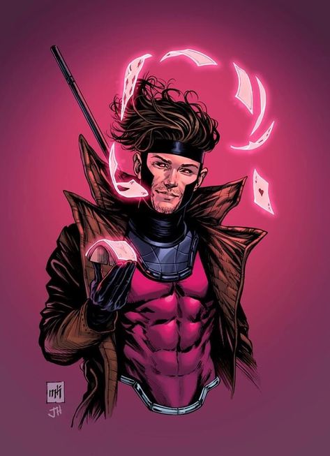 Gambit Wallpaper, Gambit X Men, Gambit Marvel, Comic Book Tattoo, Xmen Art, Xmen Comics, Marvel Tattoos, Marvel Xmen, Marvel Characters Art