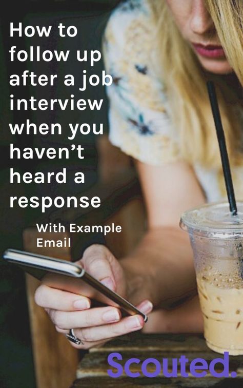 How to Follow up After a Job Interview When You Haven't Heard a Response (With Example Email) - Scouted. Interview Follow Up Email, Feeling Annoyed, Email After Interview, Follow Up Email, Job Interview Advice, Radio Silence, Interview Advice, Post Grad Life, Interview Prep