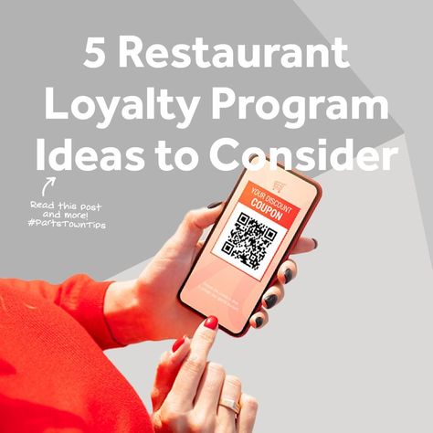 Having a well-executed loyalty program is bound to increase revenue, brand sustainability and boost growth while helping you better understand your customers. We’ve compiled a list of potential restaurant loyalty program ideas and strategies to consider. #PartsTownTips #LoyaltyProgram #RestaurantIndustry Loyalty Program Ideas, System Design, Program Ideas, Loyalty Program, Understanding Yourself, Programming, Sustainability, Design Ideas, Restaurant