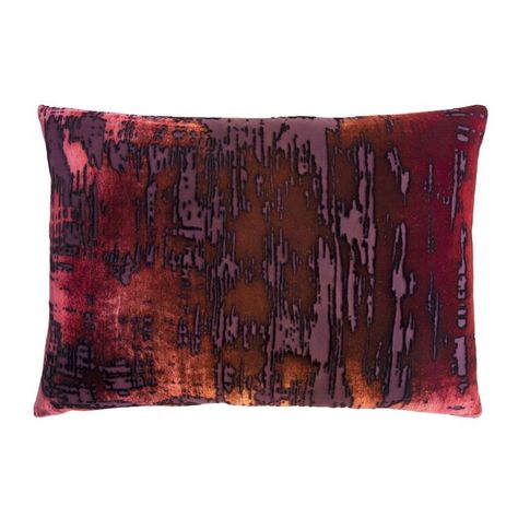 Kevin O'Brien Studio Brush Stroke Velvet Throw Pillow - Wildberry Slow Design, Rectangular Pillow Cover, Rectangle Pillow, Wild Berry, Velvet Throw, Pillows And Throws, Velvet Throw Pillows, Cotton Throw Pillow, Square Pillow Cover