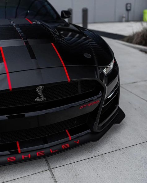 Black Mustang, Shelby Gt 500, Shelby Gt350, Ford Mustang Car, Ford Mustang Shelby Gt500, Mustang Cobra, Ford Shelby, Cool Car Pictures, Street Racing Cars